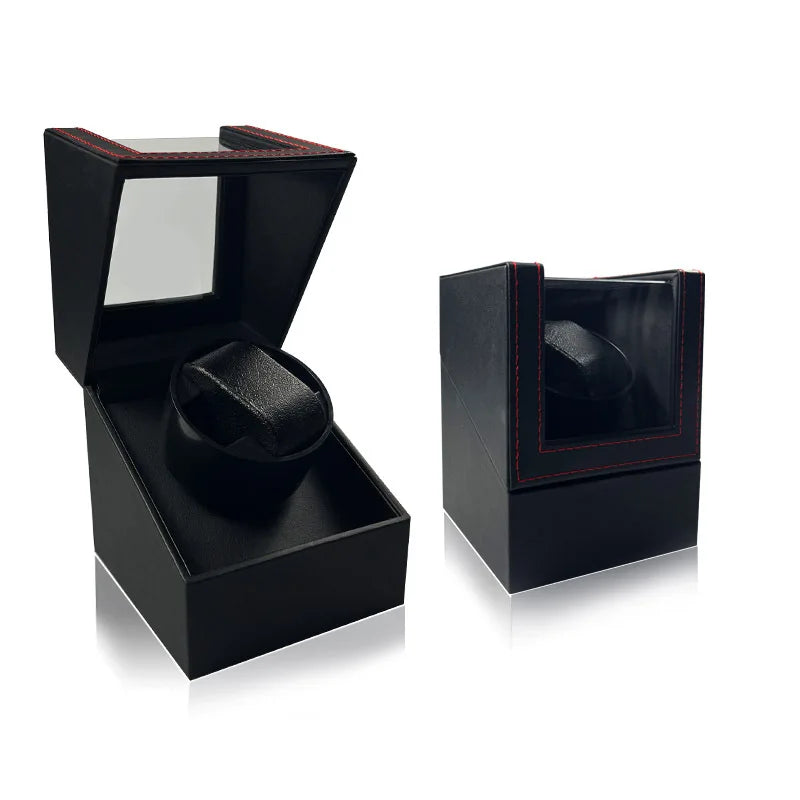 Automatic Watch Winder Box for Mechanical Watches | PU Leather Watch Winder Box Qme