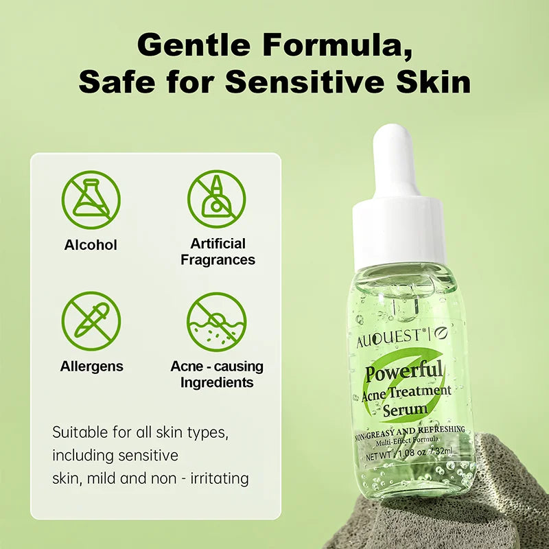 AUQUEST Acne Serum – Salicylic Acid Oil Control Face Serum Acne Face Serum Qst Serum China Mainland