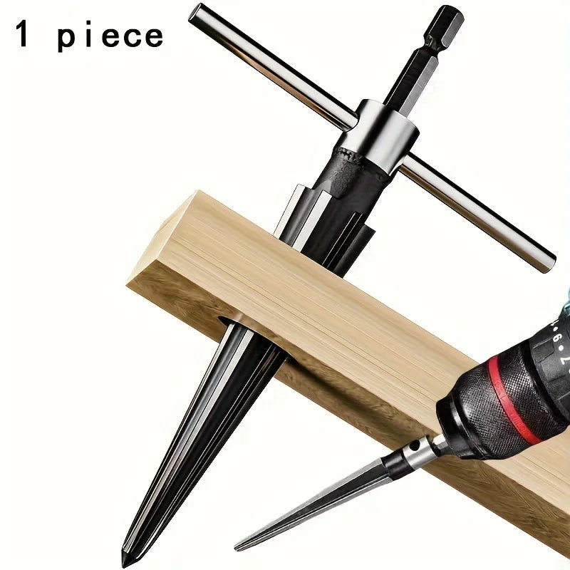 Carbon Steel Hex Cone Hole Cutter – Wood Metal Plastic Cone Hole Cutter Bit Qme