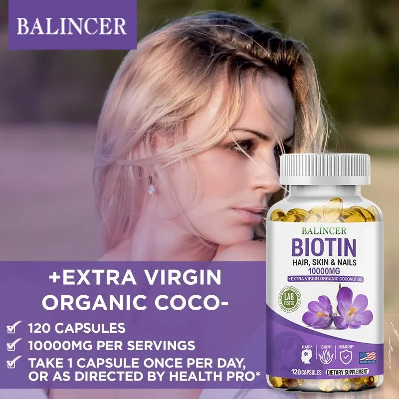 Balancer Biotin Supplement – Hair, Skin, Nails & Immune Support Biotin Supplement Qst