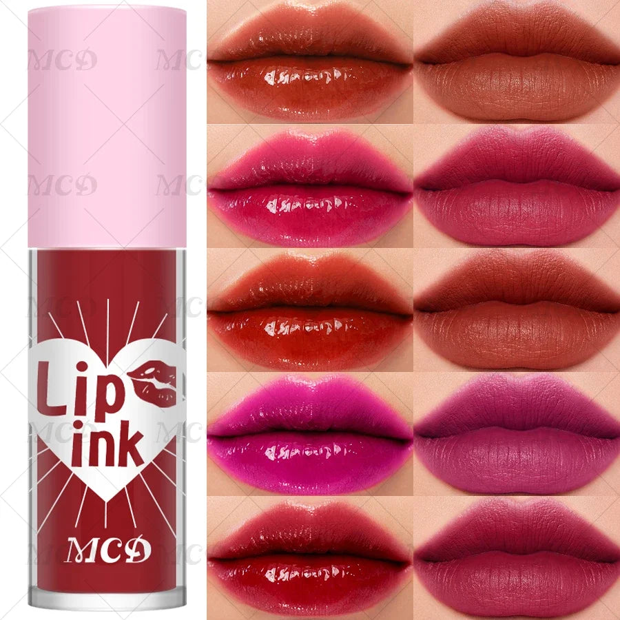 Waterproof Matte Lip Tint & Glow Oil – 12 Shades | Qme Lip Tint Gloss Qme