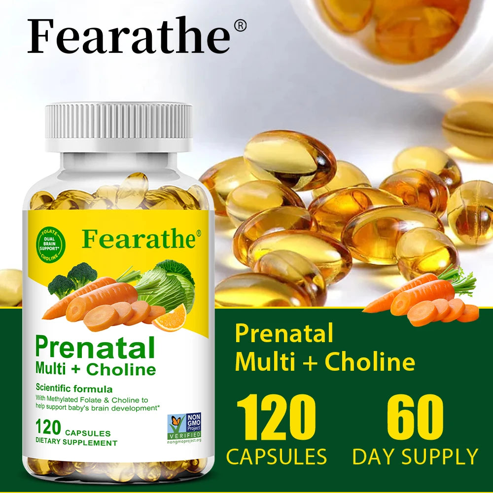Prenatal Multivitamin – Folic Acid, Biotin & Choline Capsules Prenatal Multivitamin Qst