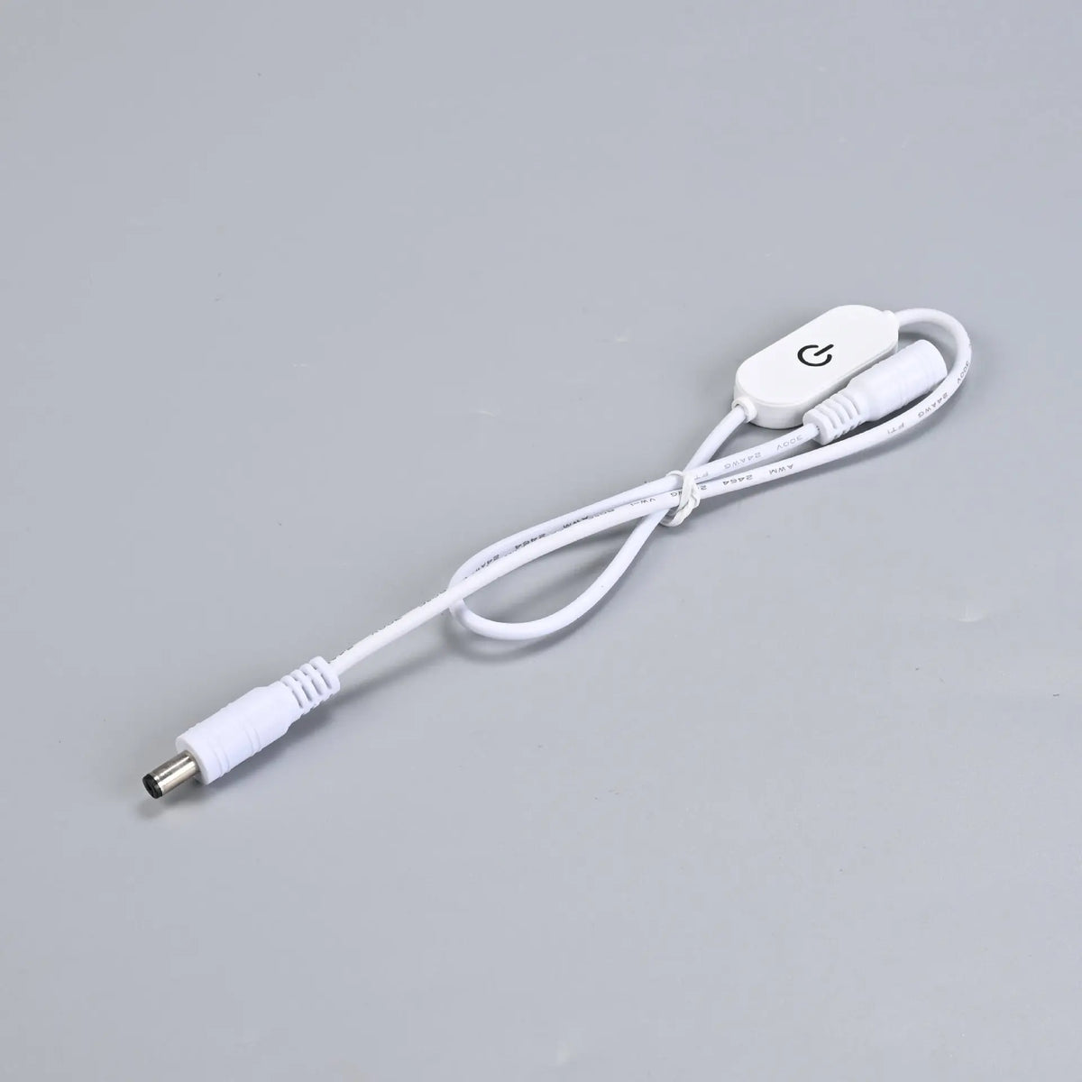 5V USB Dimmable LED Strip Light with Touch Switch – 3 Pack LED Strip Light Qme White-Male Female DC-5.5x2.1mm