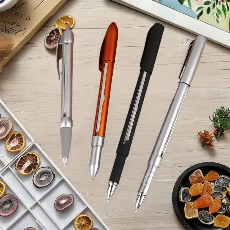 Hidden Pull-Out Note Pen – Secret Paper Writing Tool | 4 Colors Novelty Writing Pen Qme