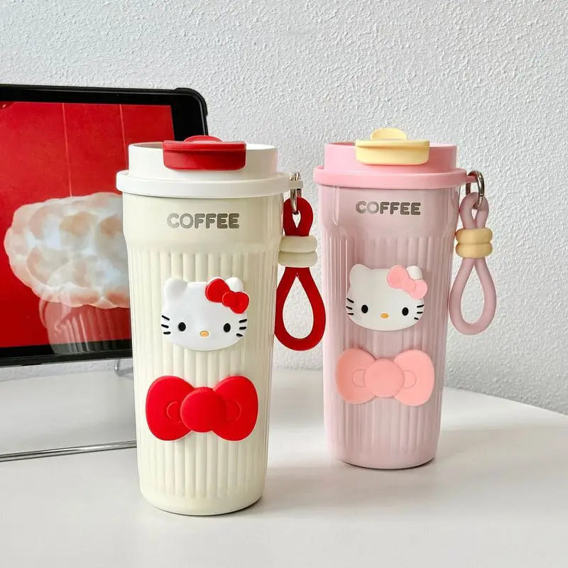 Hello Kitty Insulated Cup | 316 Stainless Steel & Straw Insulated Tumbler Qme