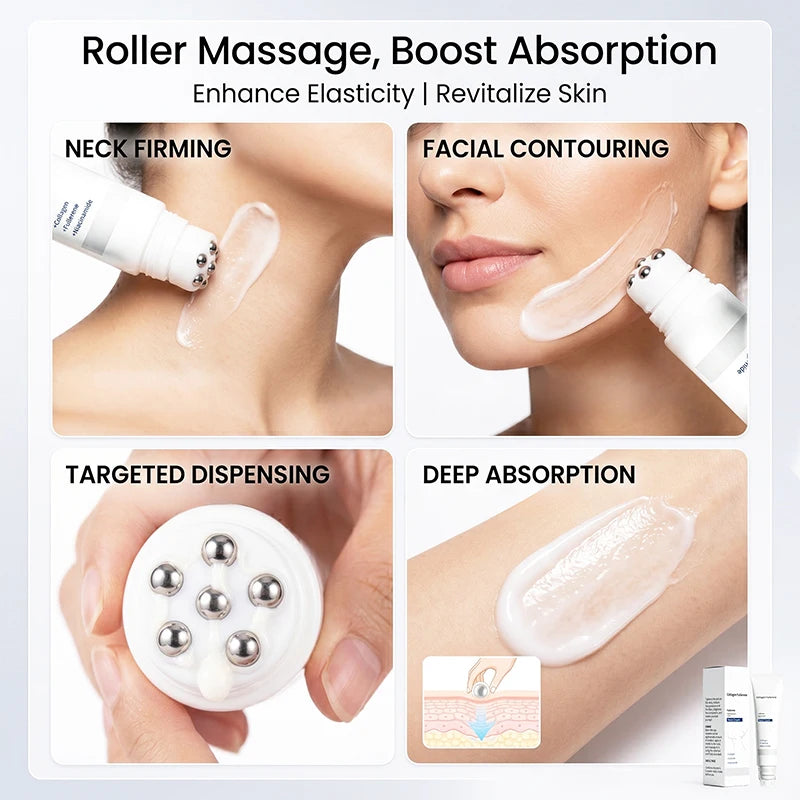 Roller Massage Neck Cream 50g – Moisturizing & Firming Neck Cream Qst