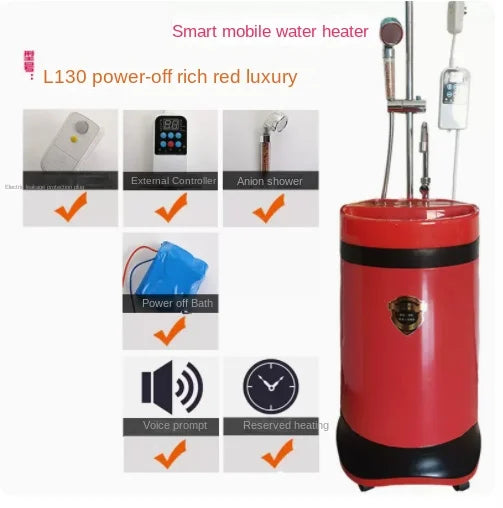 Electric Mobile Water Heater Smart Integrated Storage Shower Electric Water Heater Qst 3
