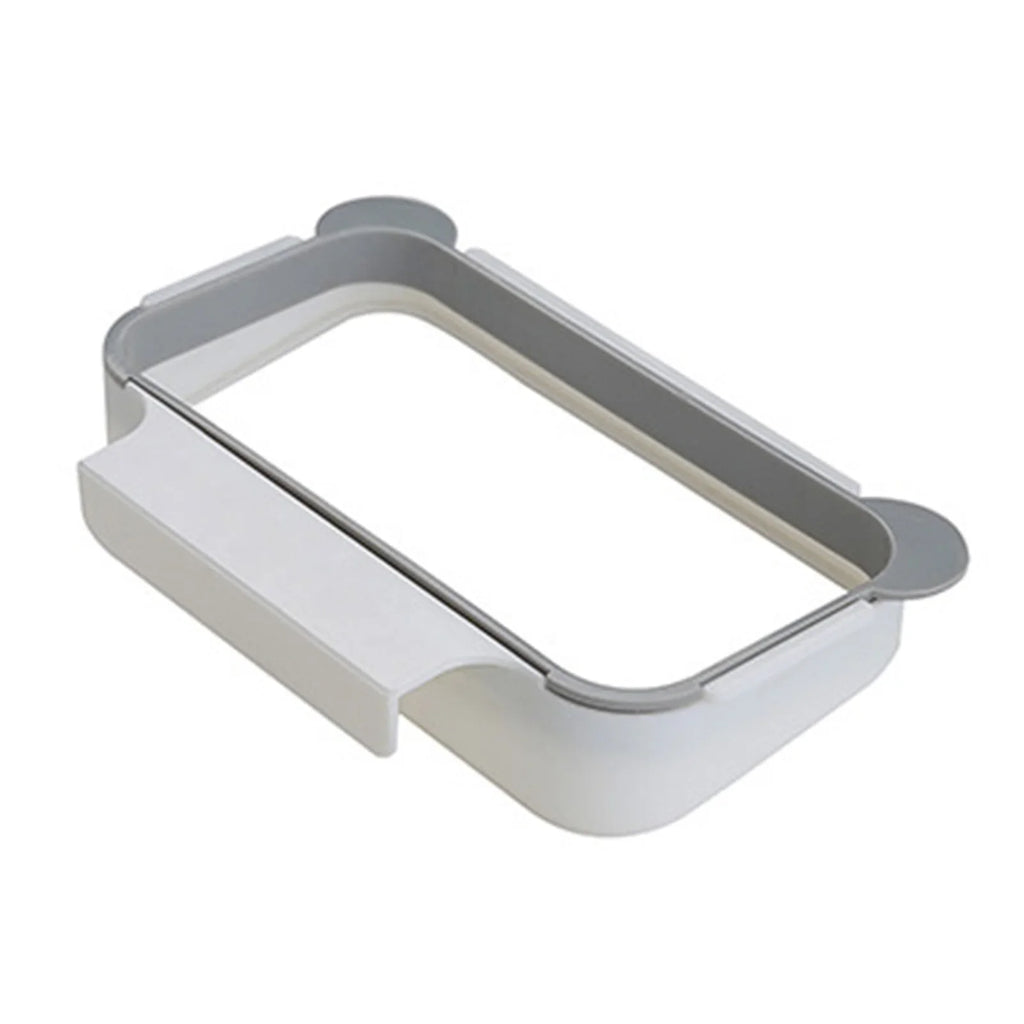 Hanging Trash Bag Holder Rack for Kitchen Cabinet Door Cabinet Door Organizer Qme Light Grey