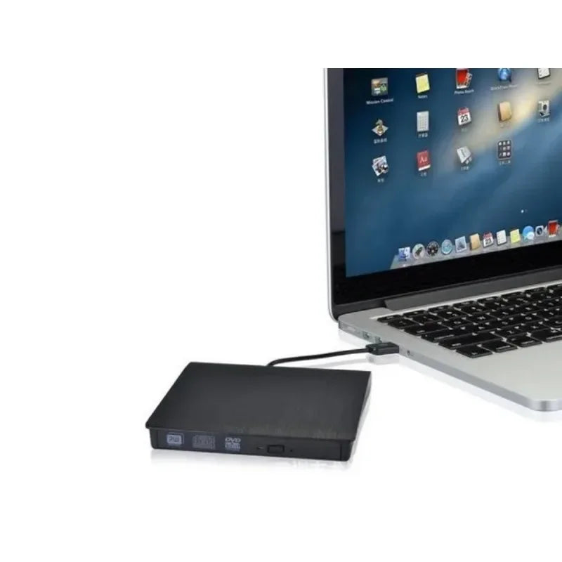 Slim Portable External USB 3.0 DVD/CD Burner Drive External Optical Drive Qme