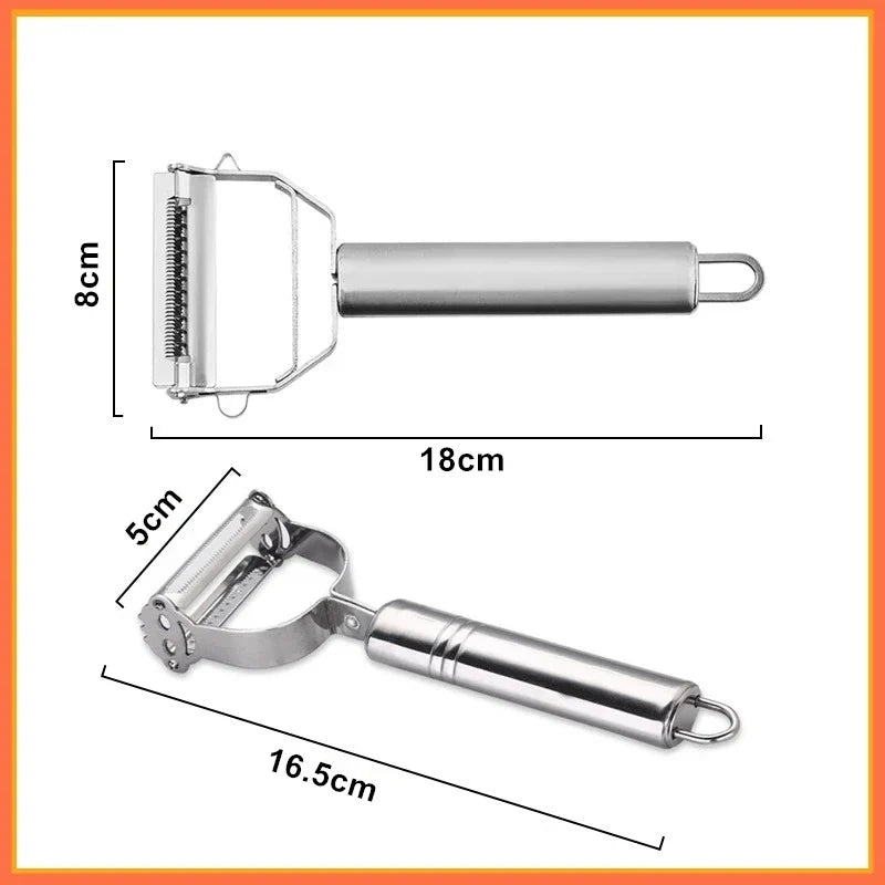 Double-Head Stainless Steel Vegetable & Melon Peeler Vegetable Peeler Qme