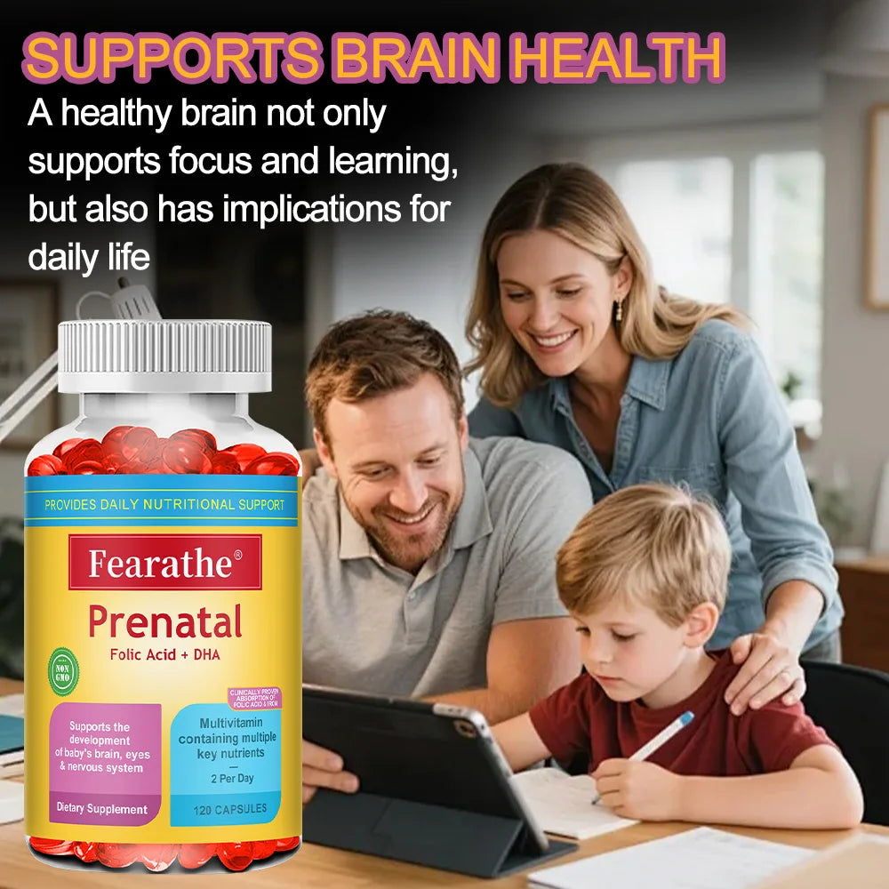 Prenatal Multivitamin Biotin & Folic Acid – 120 Capsules Prenatal Multivitamin Qst