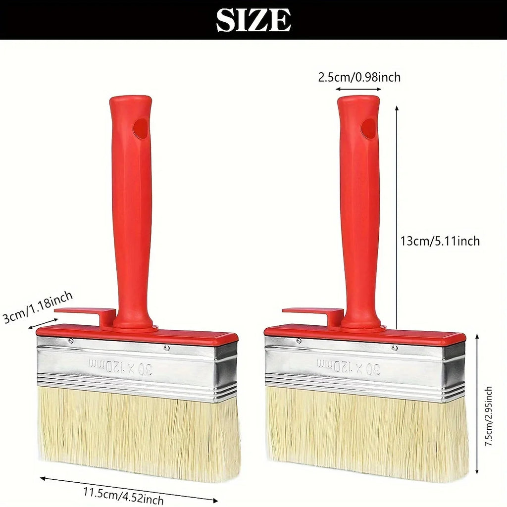 Large Paint Brush – Smooth Even Coverage for Walls, Doors & Wood Paint Brush Qme