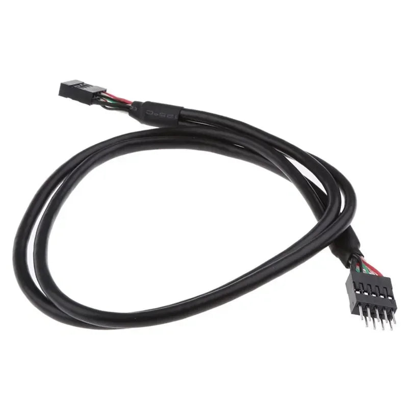 9-Pin Dupont USB Front Panel Extension Cable 515mm USB Extension Cable Qme