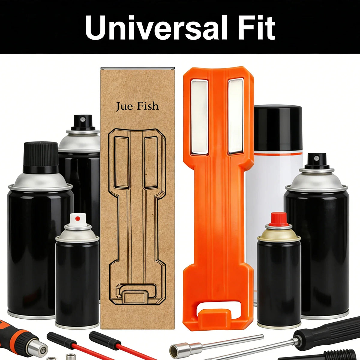 Portable Magnetic Aerosol Can Holder – Strong Suction Mount Magnetic Can Holder Qme