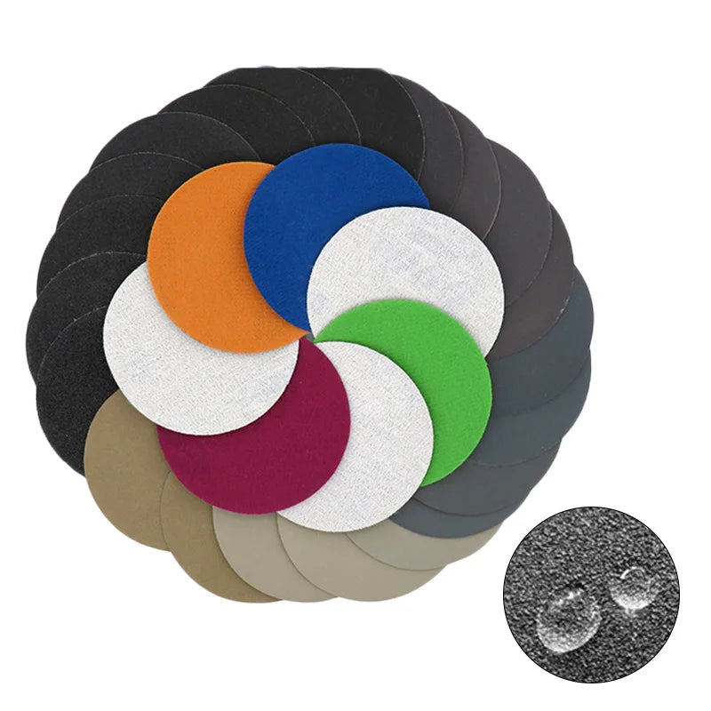 Wet Dry Hook & Loop Silicon Carbide Sanding Discs 240–10000 Sanding Discs Qme