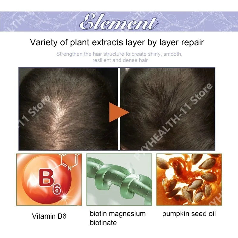 Googeer Hair Growth Liquid Supplement – Biotin, B6 & Pumpkin Seed Oil Hair Growth Supplement Qst