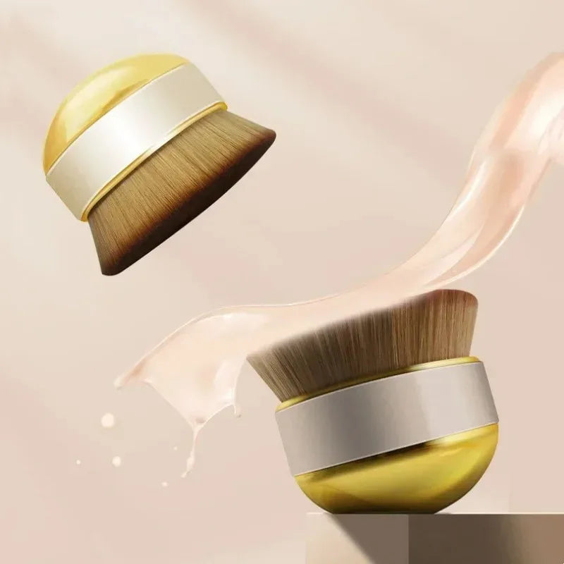 Dual Use Foundation Makeup Brush – Soft Seamless Fiber | Qme Foundation Makeup Brush Qme
