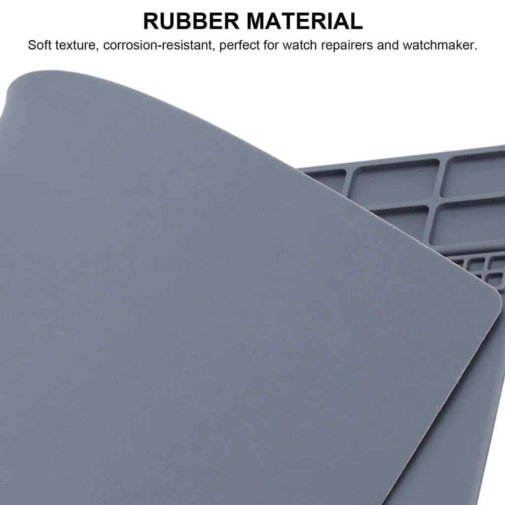 Non-Slip Rubber Watch Repair Mat – Watchmaker Table Pad Watch Repair Mat Qme