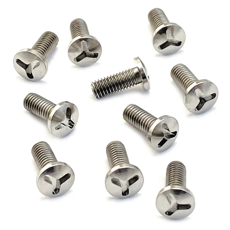 Titanium Alloy M3 Slingshot Screws – 10 Pack | Swayboo Slingshot Screws Qst Silver 10pcs