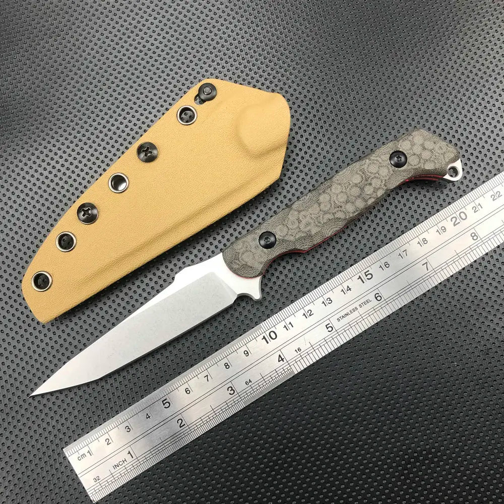 TRSKT PSK D2 Full Tang Fixed Blade Knife – 60HRC Kydex Sheath