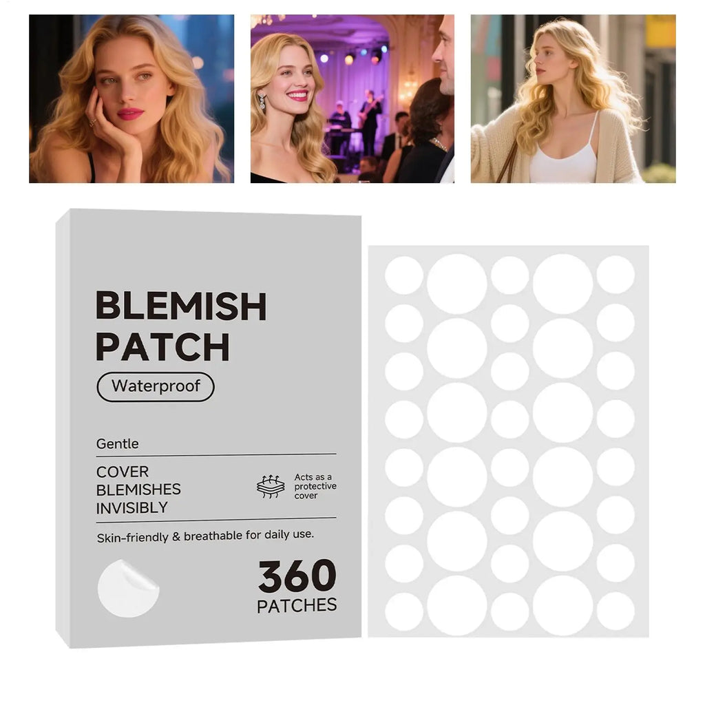 Hydrocolloid Acne Concealer Dots – Waterproof Spot Patches Acne Spot Patch Qme