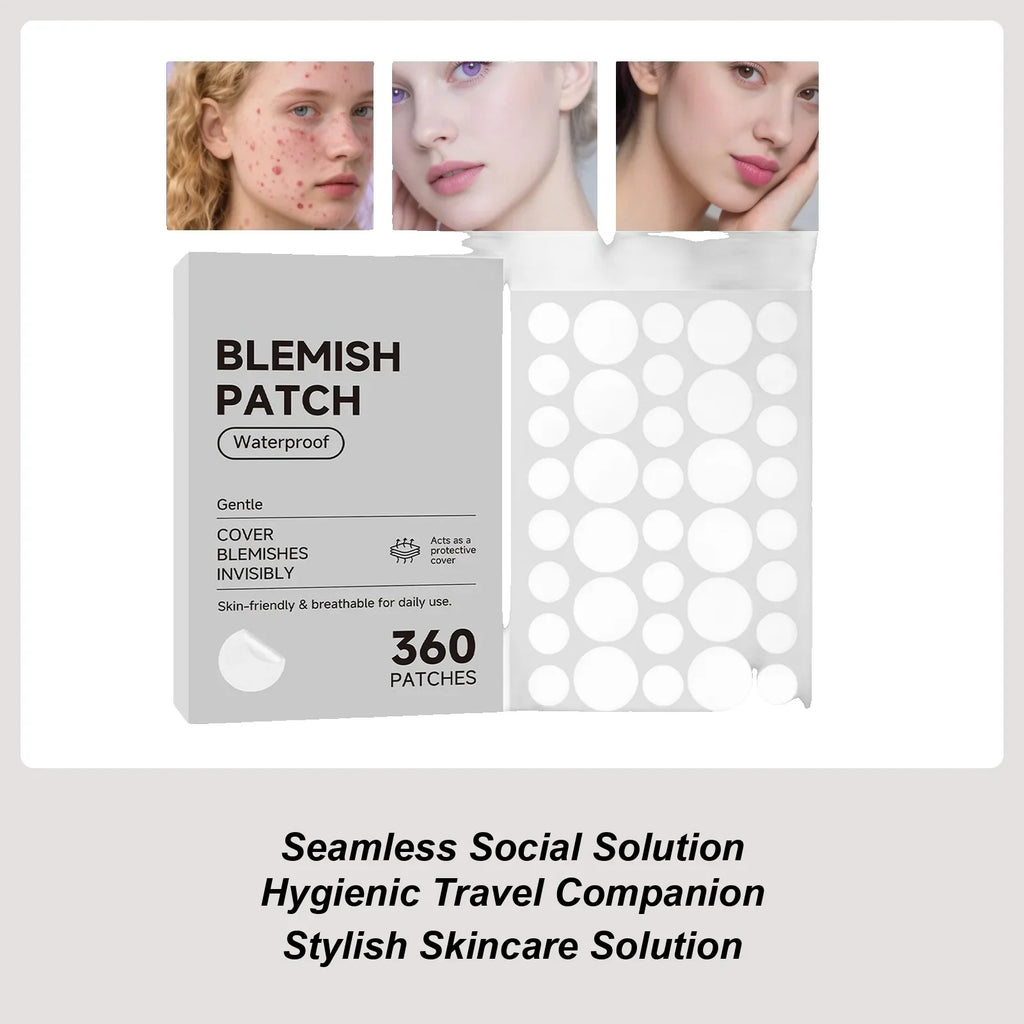 Hydrocolloid Acne Concealer Patches – Waterproof Spot Dots Acne Concealer Patch Qme