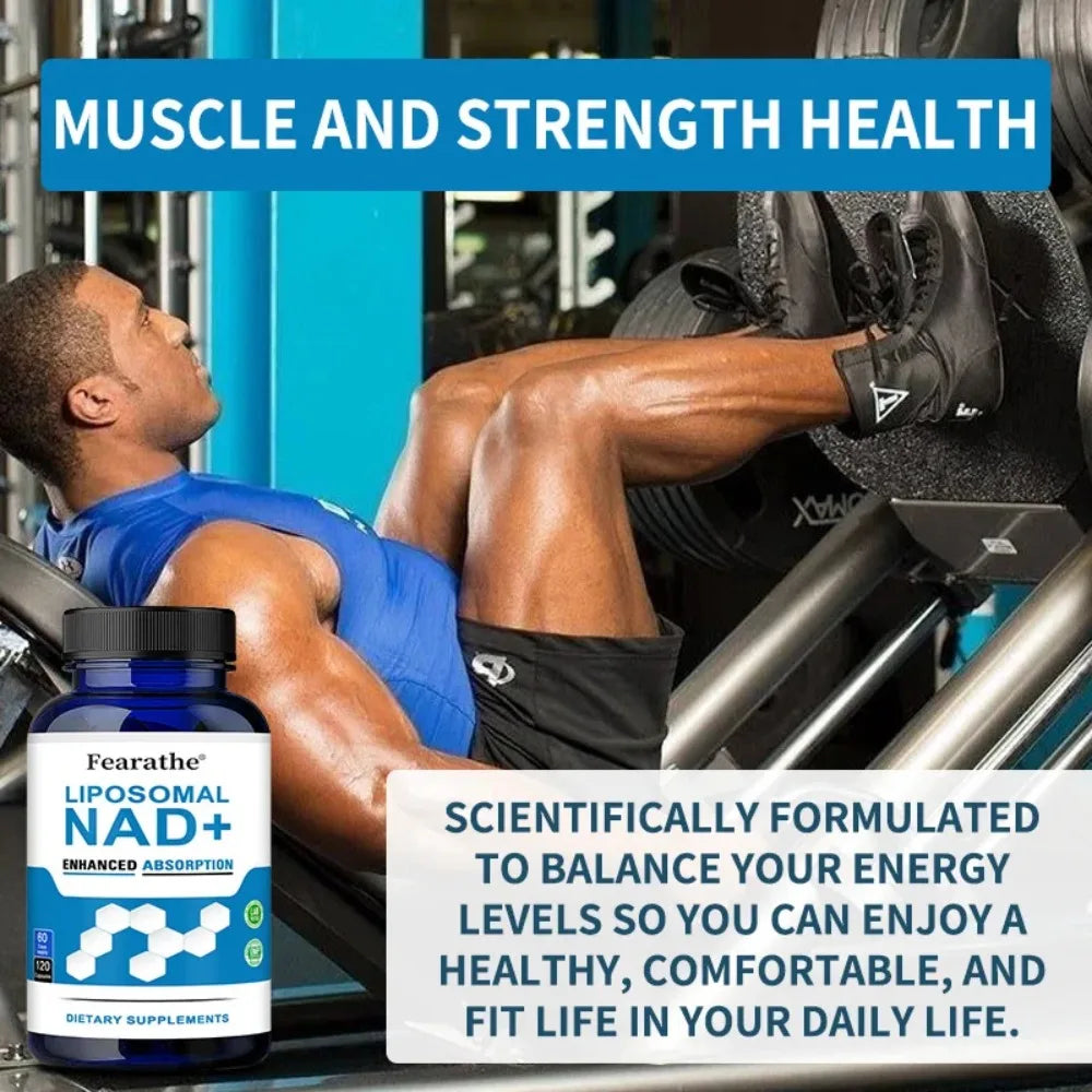 Liposomal NAD+ Supplement – Cellular Energy & Healthy Aging NAD+ Supplement Qst