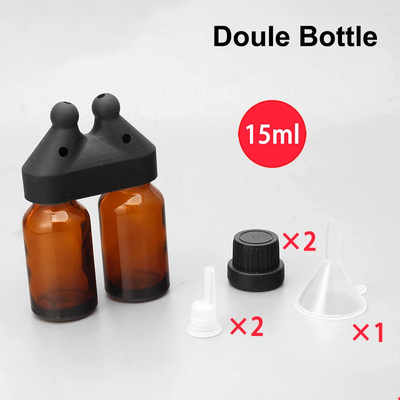 5/15ml Leakproof Aroma Essential Oil Inhaler Dispenser Bottle Essential Oil Inhaler Qst Double 15ml
