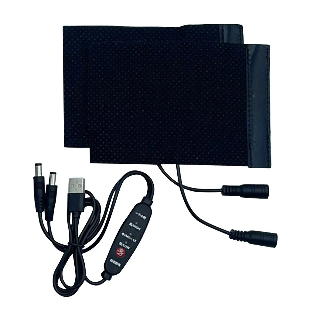 Heated Handlebar Grip Covers – 5V, 3 Heat Levels, Winter Riding Heated Handlebar Grips Qme