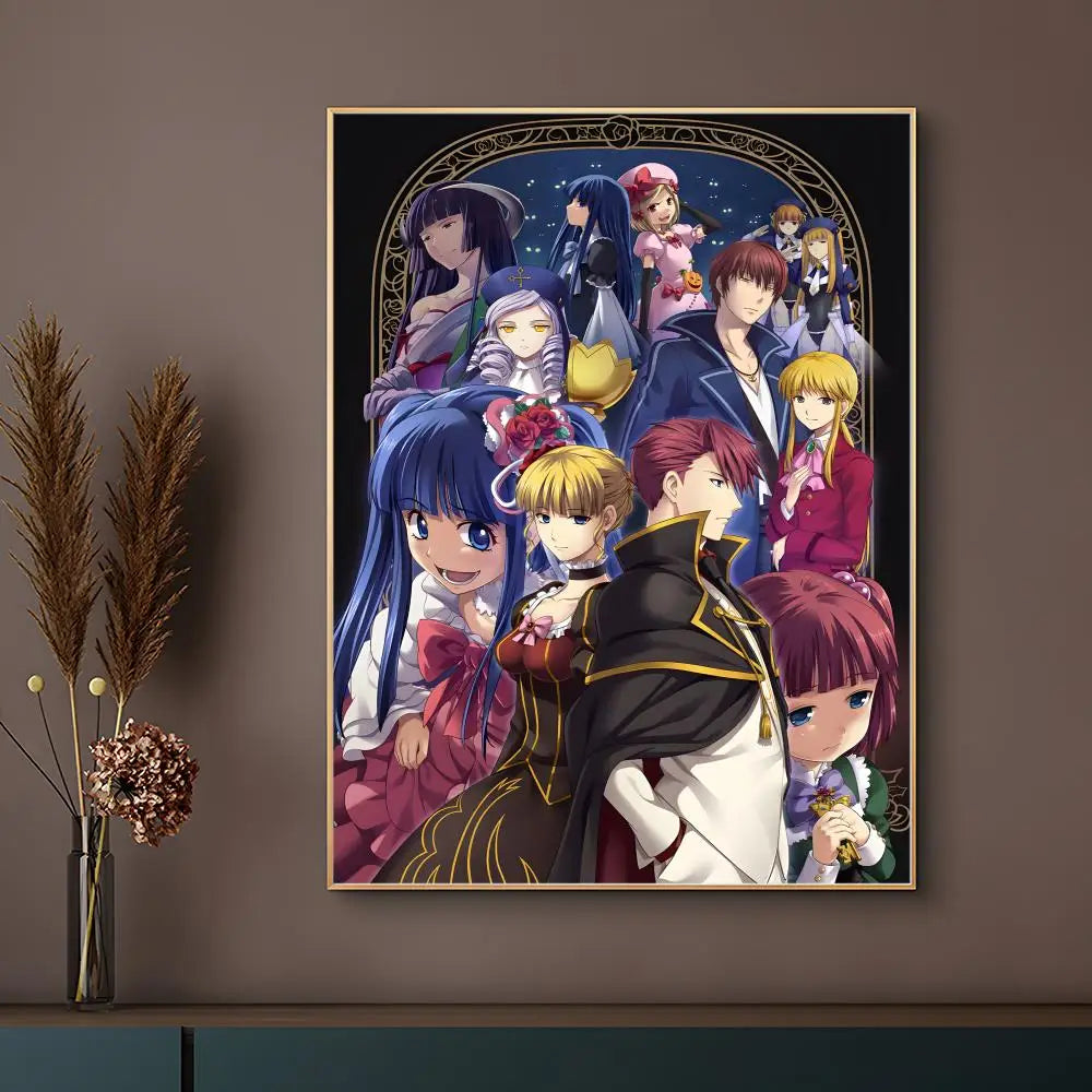 Umineko When They Cry Anime Poster – HD Canvas Wall Art Anime Canvas Poster Qst z1 40x50cm Unframed