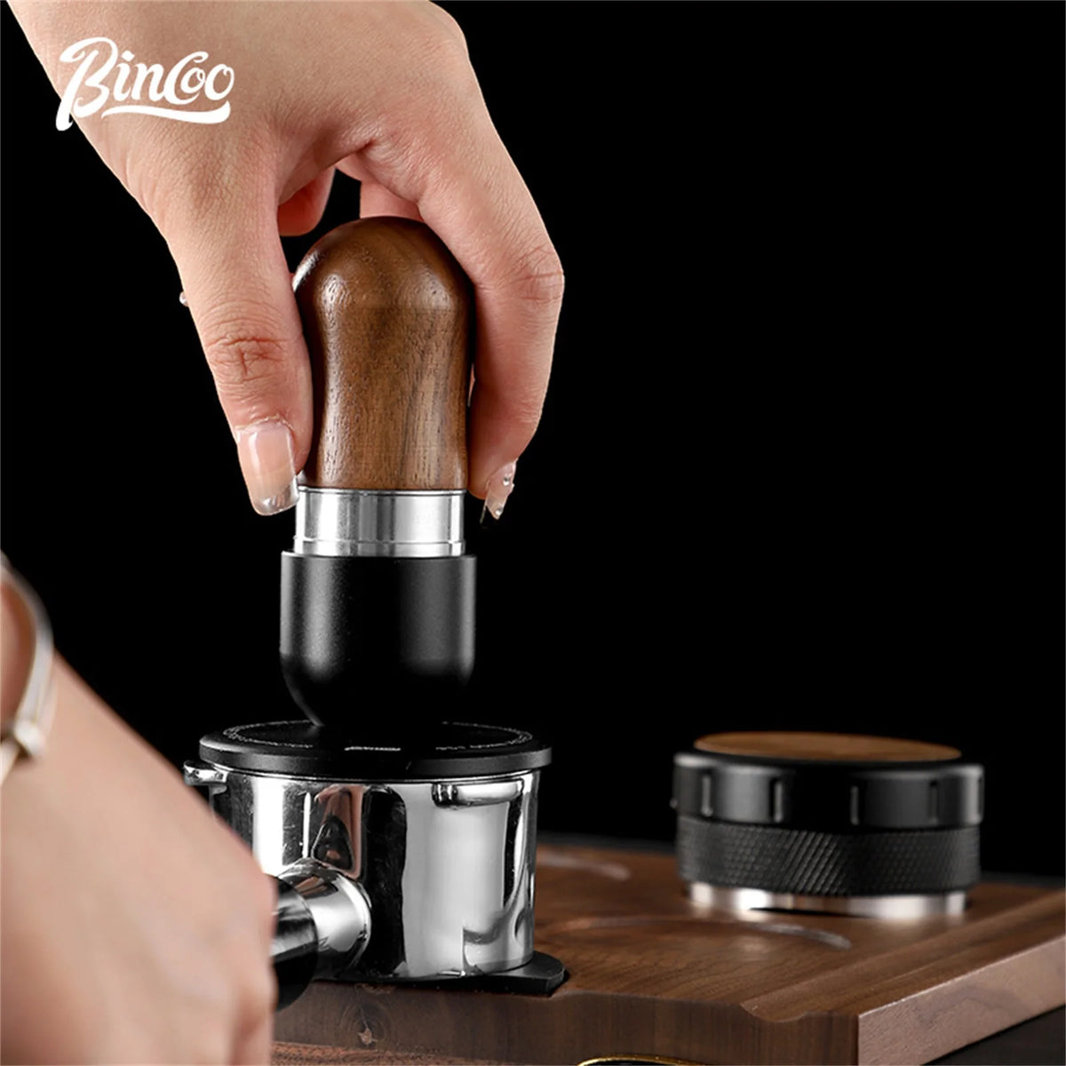 Bincoo 51/58mm Espresso Tamper 30lb Constant Pressure Leveler Espresso Tamper Qst