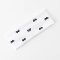 Retro Y2K Bow Wide Headband – Stretch Women's Hair Accessory Wide Bow Headband Qst White