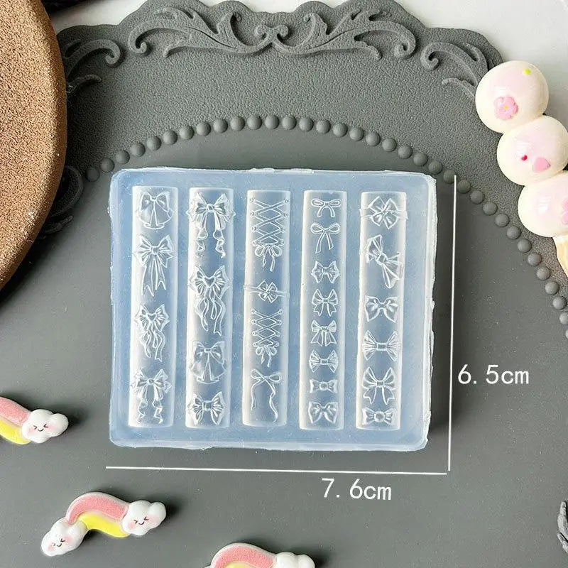 3D Fruit Flower Silicone Nail Mold – DIY Nail Art Template Nail Art Mold Qst A9