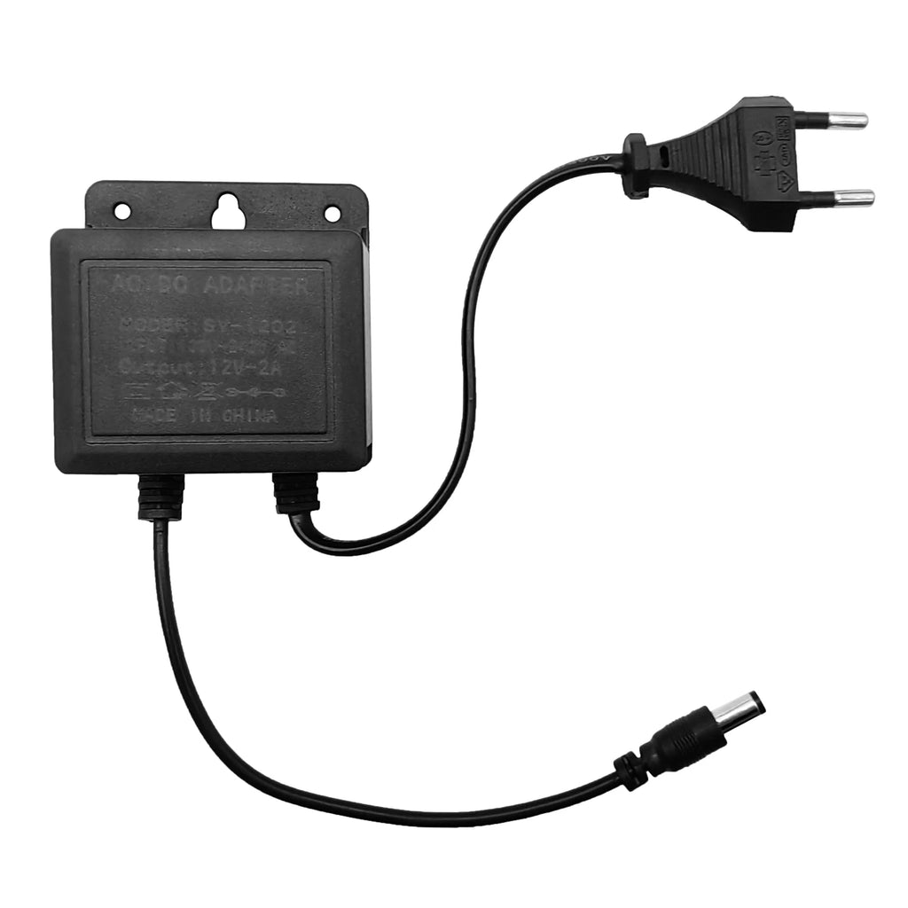 DC 12V 2A Waterproof Power Adapter for CCTV, NVR, DVR, Router Power Adapter Qst