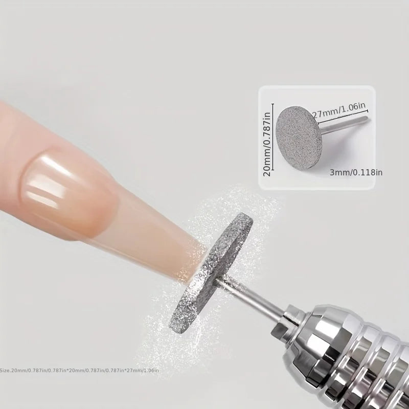 UFO Nail Drill Polishing Discs – Nail Art & Foot Care Tool Nail Drill Accessory Qme