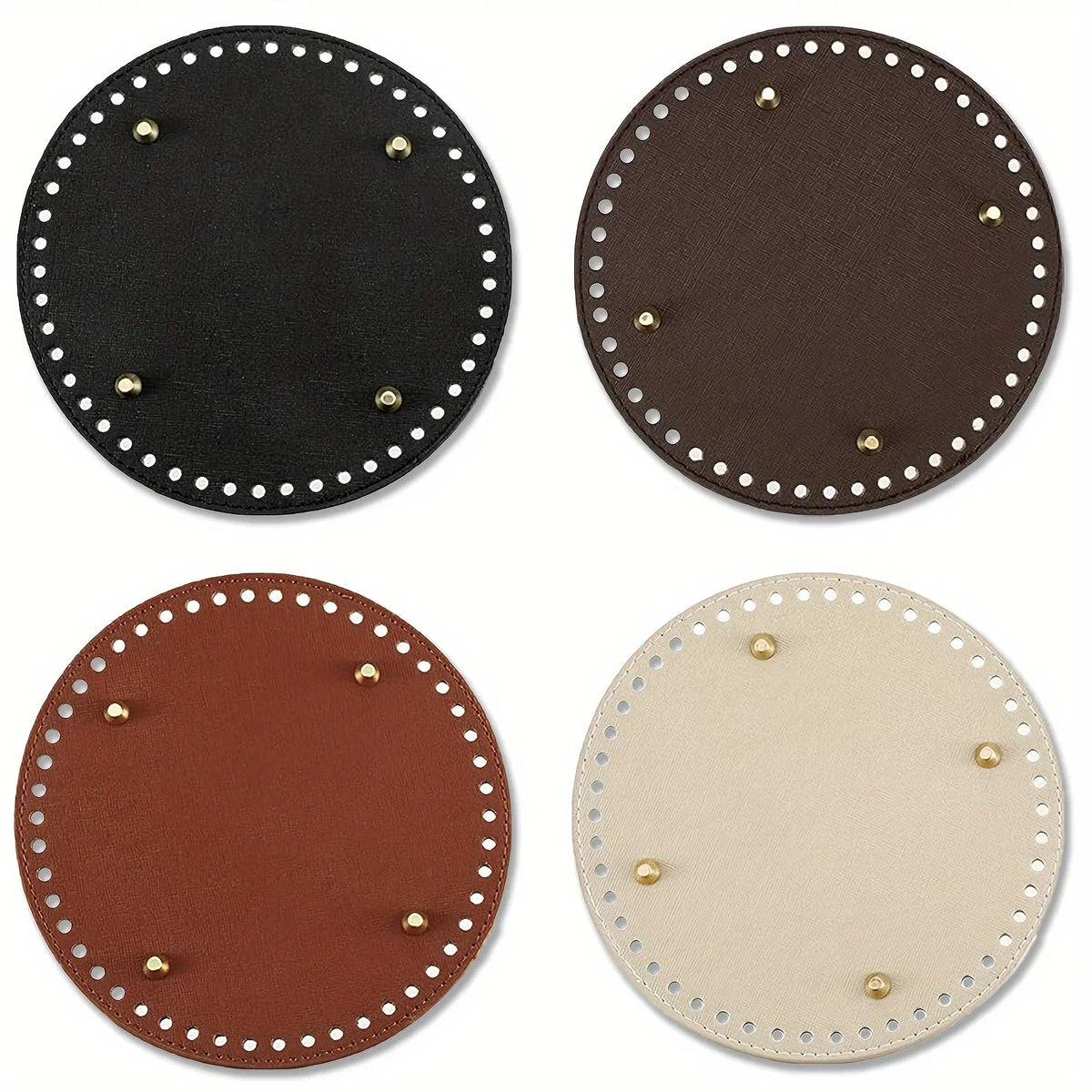 Round Bag Bottom Shaper Pad Metal Studs – DIY Purse Base Plate Bag Shaper Pad Qme