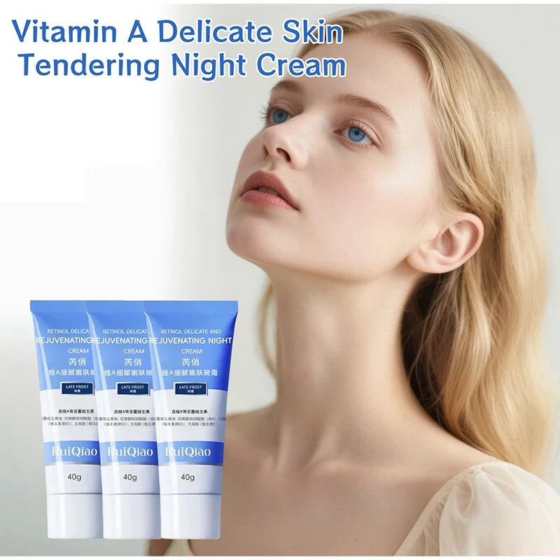 Retinol Vitamin E Night Cream – Smooth Fine Lines & Wrinkles Anti-Aging Night Cream Qme