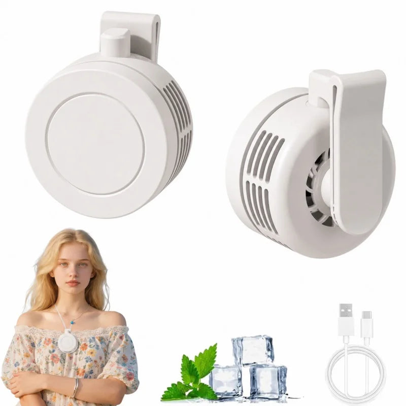360° Clip-On USB Fan – Ultra Quiet 3-Speed Mini Portable Fan Clip-On USB Fan Qme