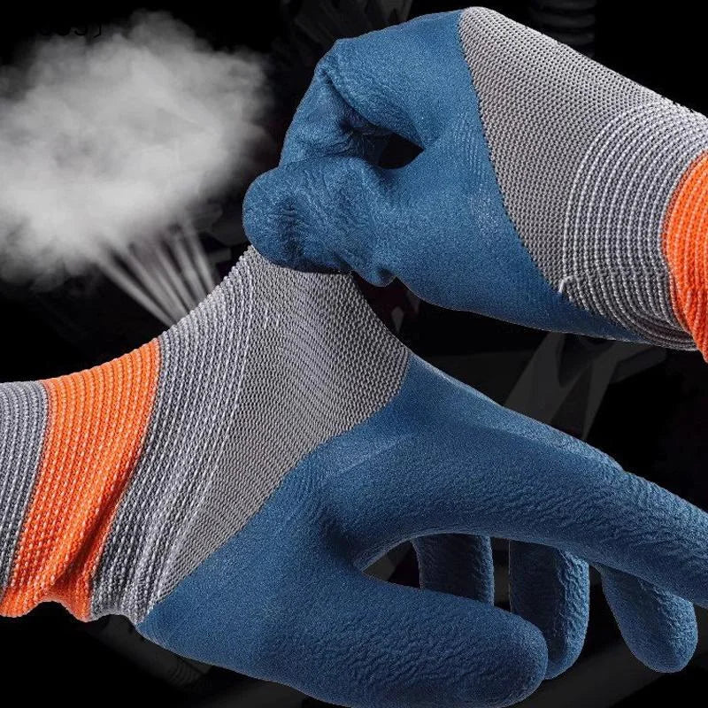 Rubber Palm Thorn-Proof Garden Gloves – Grip & Breathable Garden Work Gloves Qst