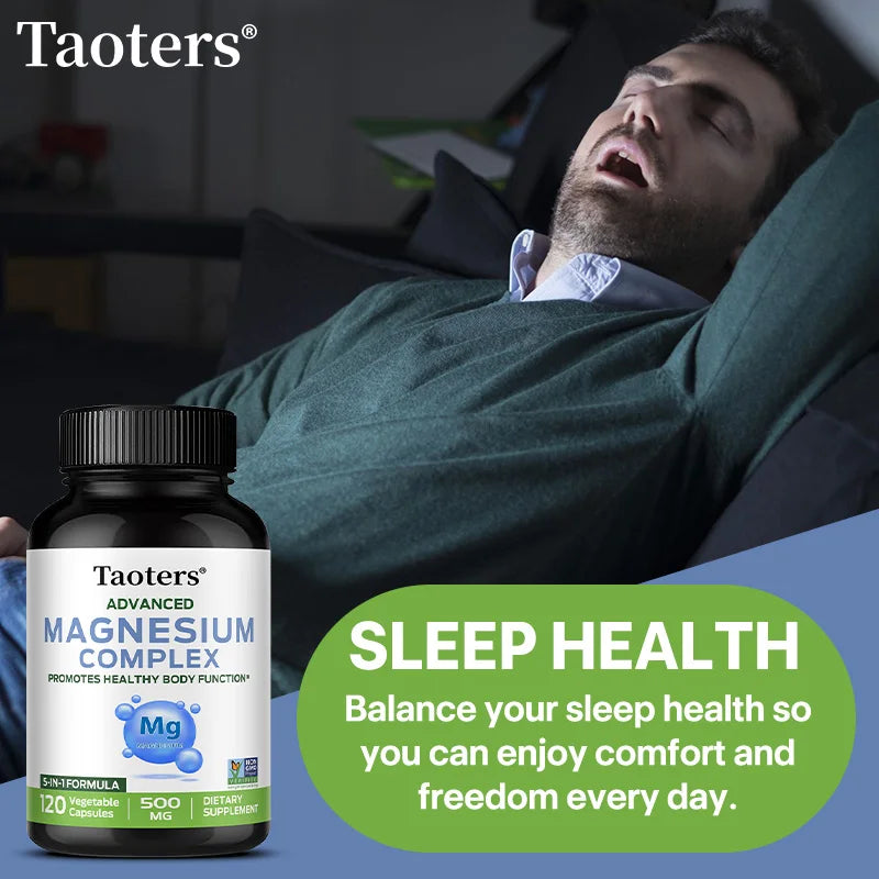 Magnesium Complex Capsules – 5-Form Blend | Taoters Mineral Supplement Qst