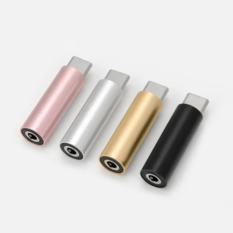 USB-C to 3.5mm Audio Adapter – Aluminum Alloy Earphone Jack Audio Adapter Qme