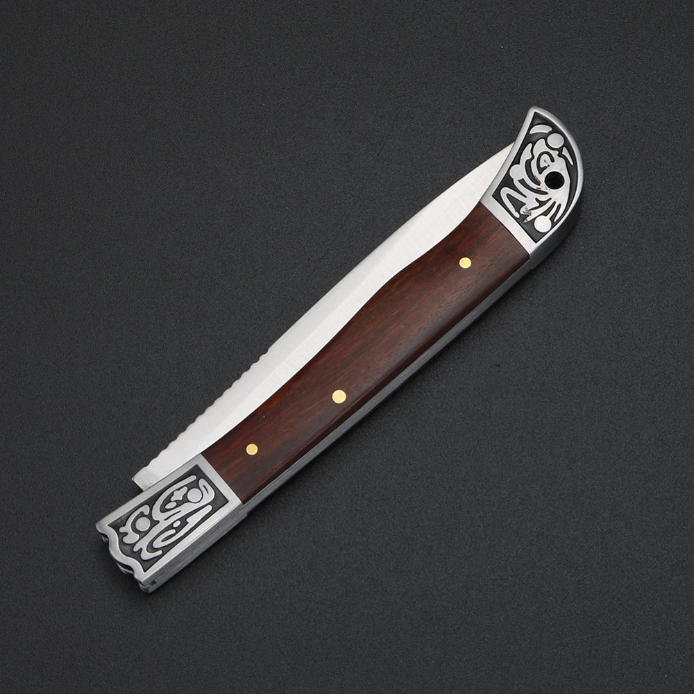 XUANFENG D2 Steel Folding Pocket Knife – Outdoor Multitool Folding Pocket Knife Qst