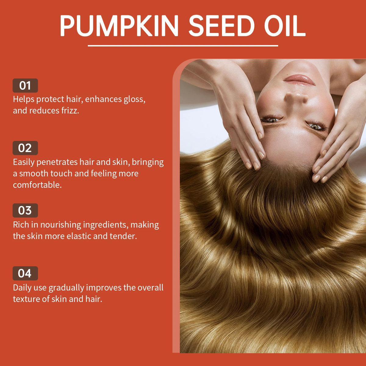 West Month Organic Pumpkin Seed Oil – Hair, Face & Body 100ml Multipurpose Beauty Oil Qst