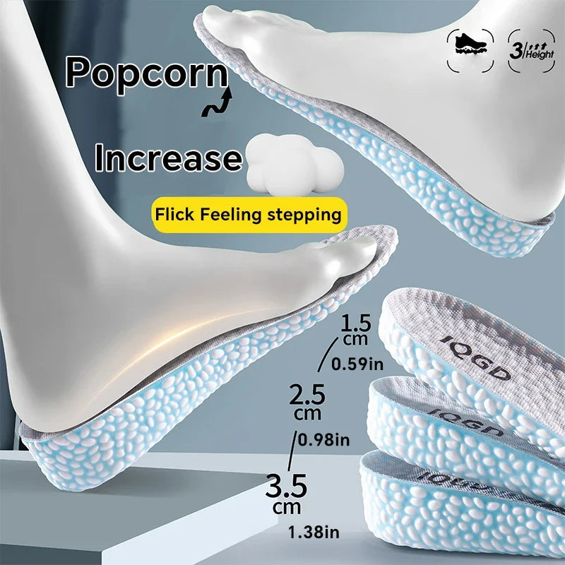 EVA Height Increase Insoles – Breathable, Invisible Lift Height Increase Insoles Qme