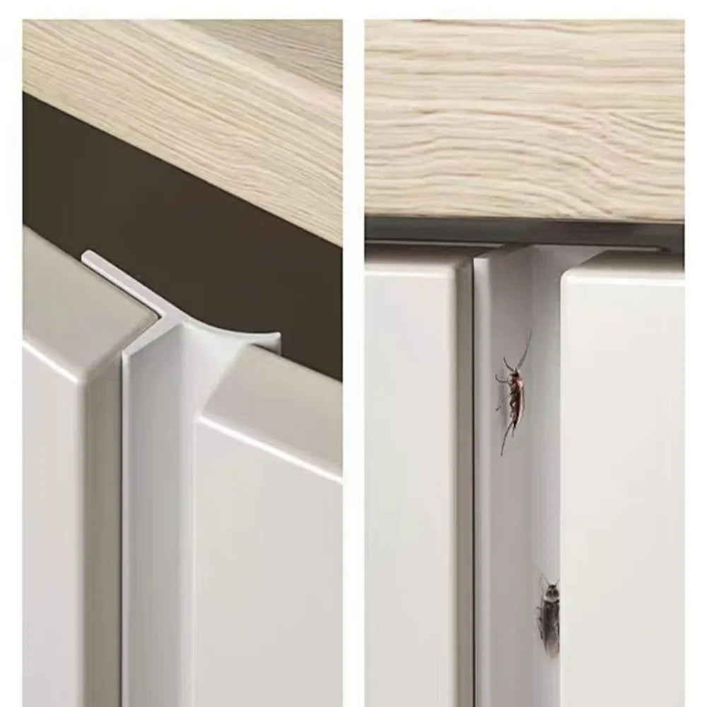 T-Shape Door Draft Stopper Self-Adhesive Seal Strip | TPE Door Weather Stripping Qme