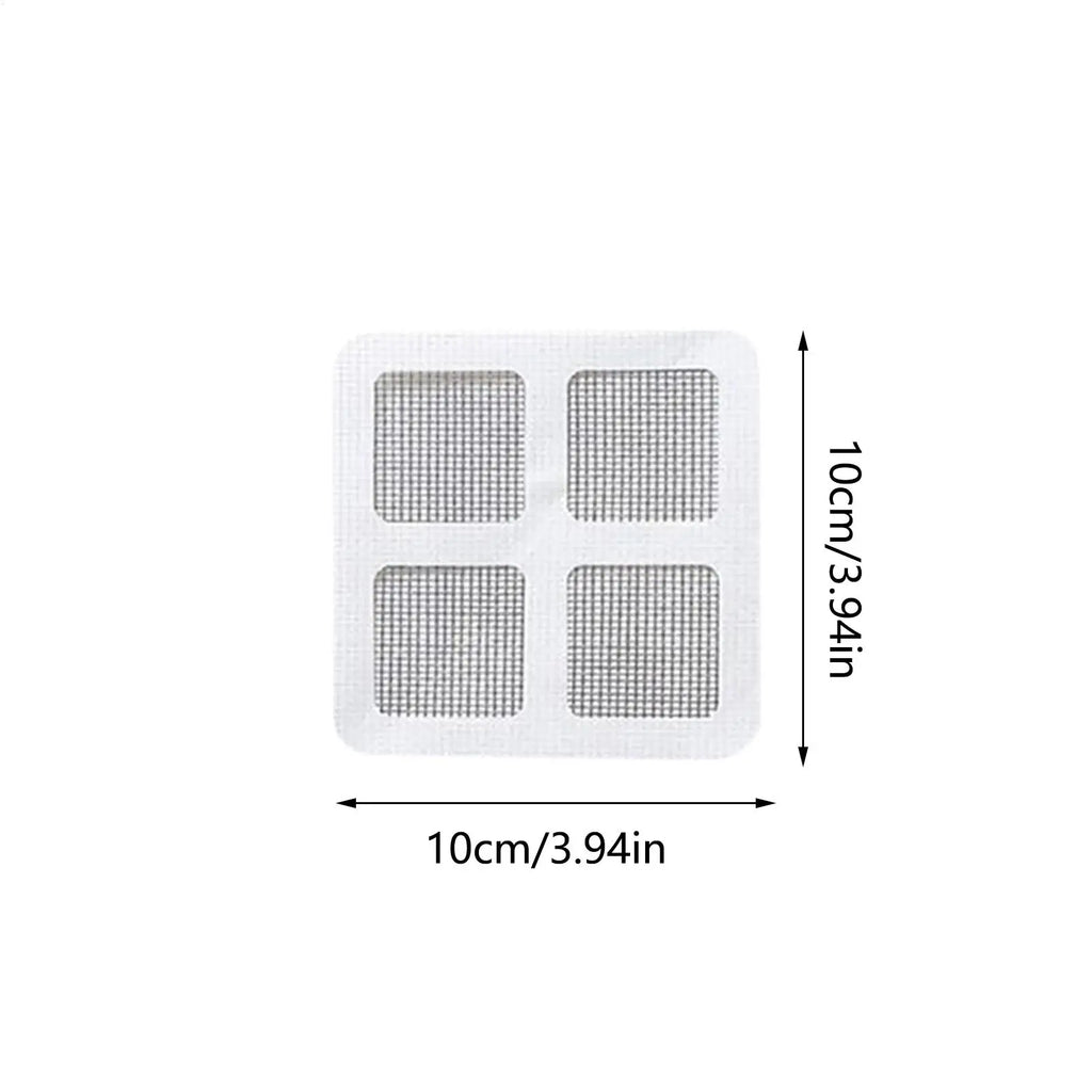 Shower Drain Hair Catcher Stickers 50-Pack Peel & Stick Drain Hair Catcher Qme