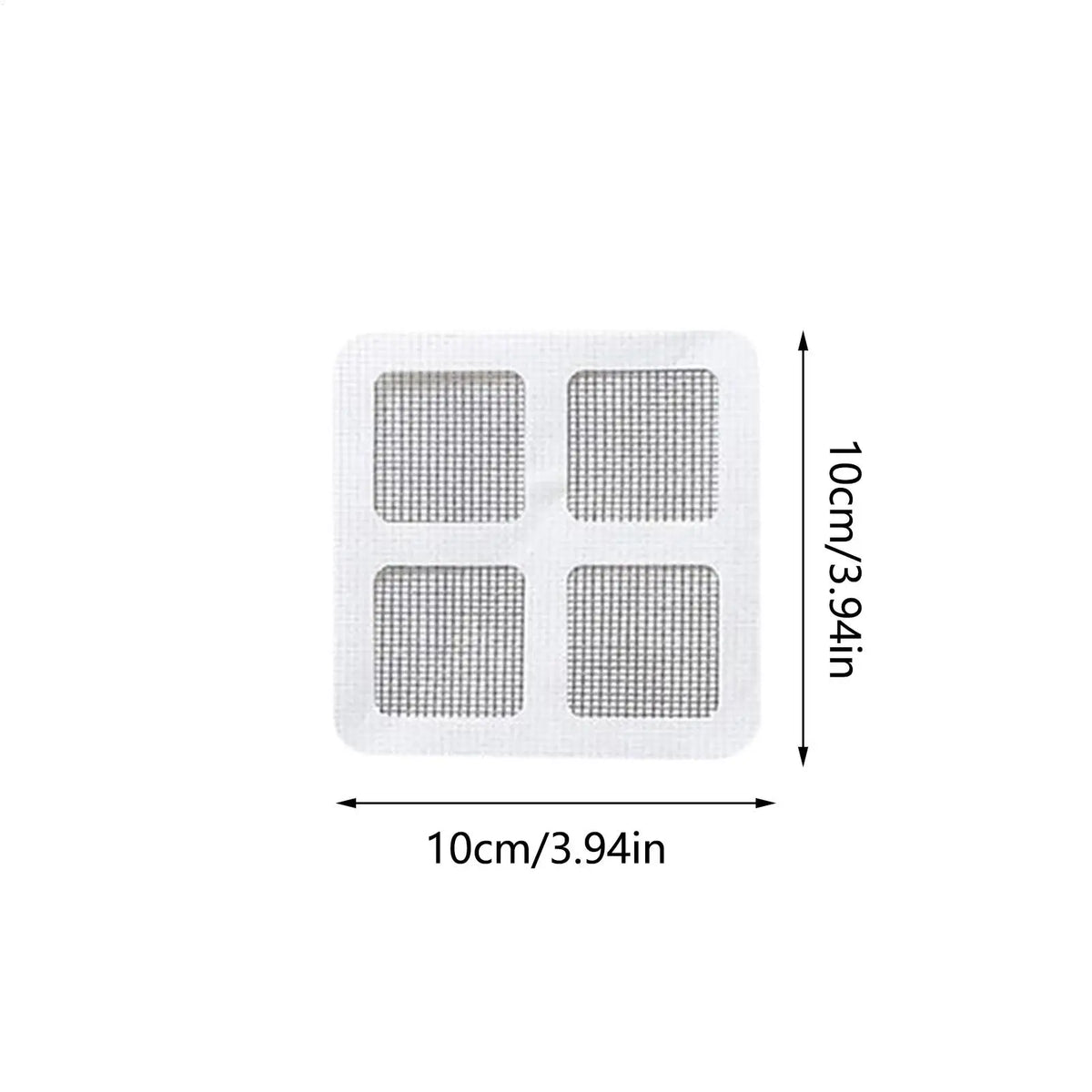 Shower Drain Hair Catcher Stickers 50-Pack Peel & Stick Drain Hair Catcher Qme