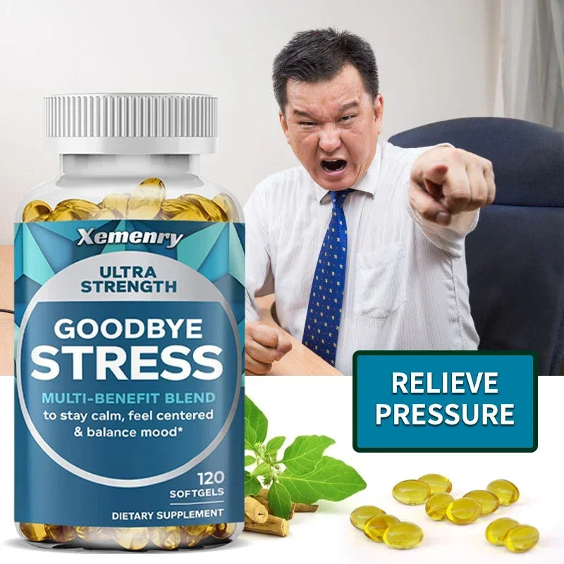 GABA & L-Theanine Calm Capsules – Gluten-Free, Non-GMO Wellness Supplement Qst