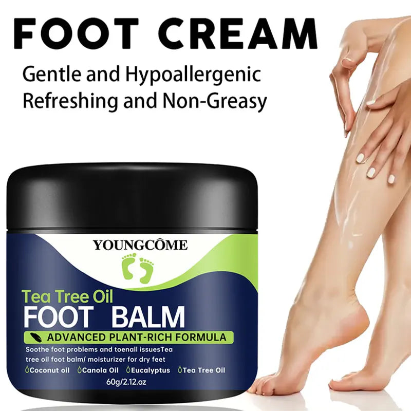 YOUNGCOME Foot & Hand Cream Set – Moisturizing Balm 60G+40G Foot & Hand Cream Qst