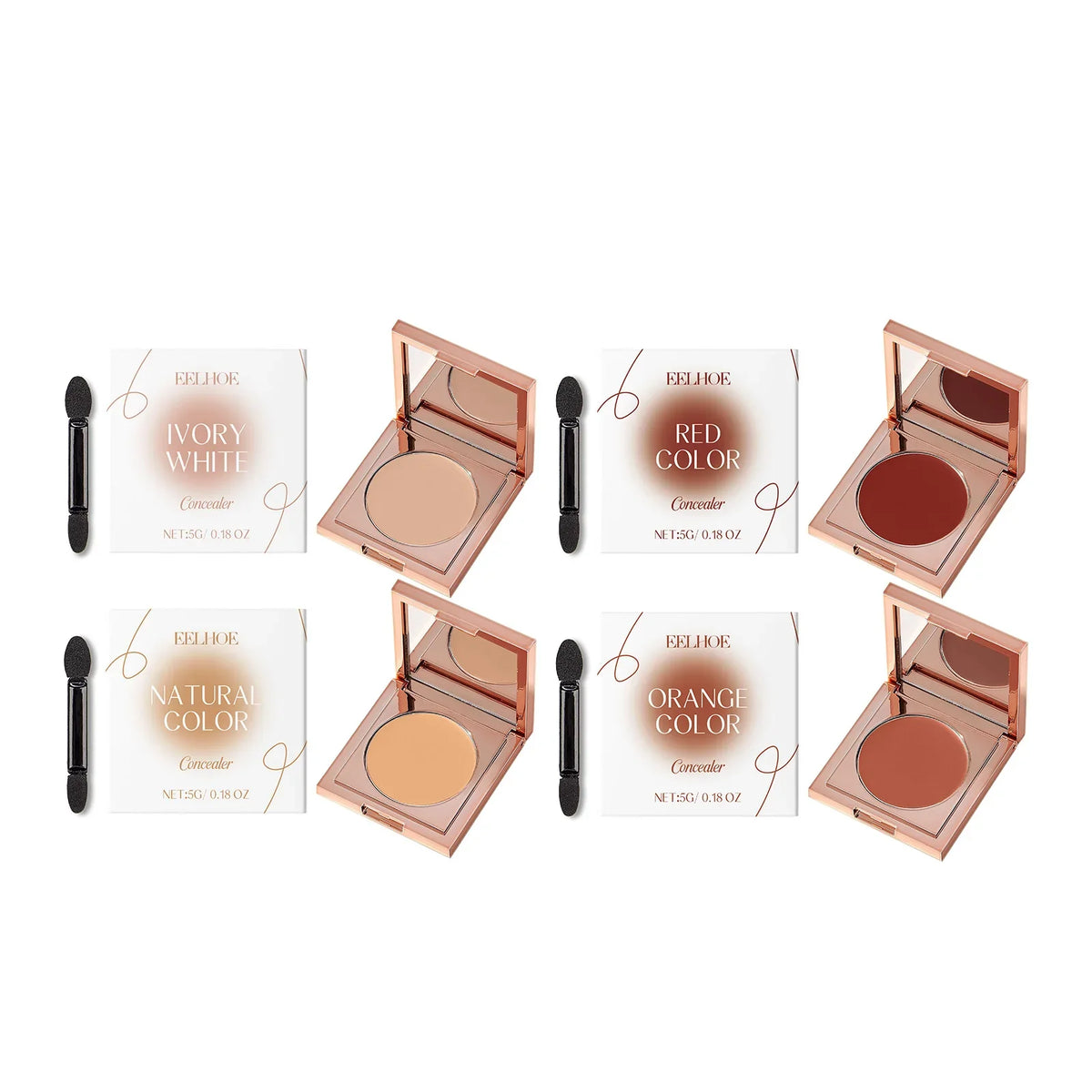 Qme Lightweight Concealer – Natural, Full Coverage Makeup Face Concealer Qme